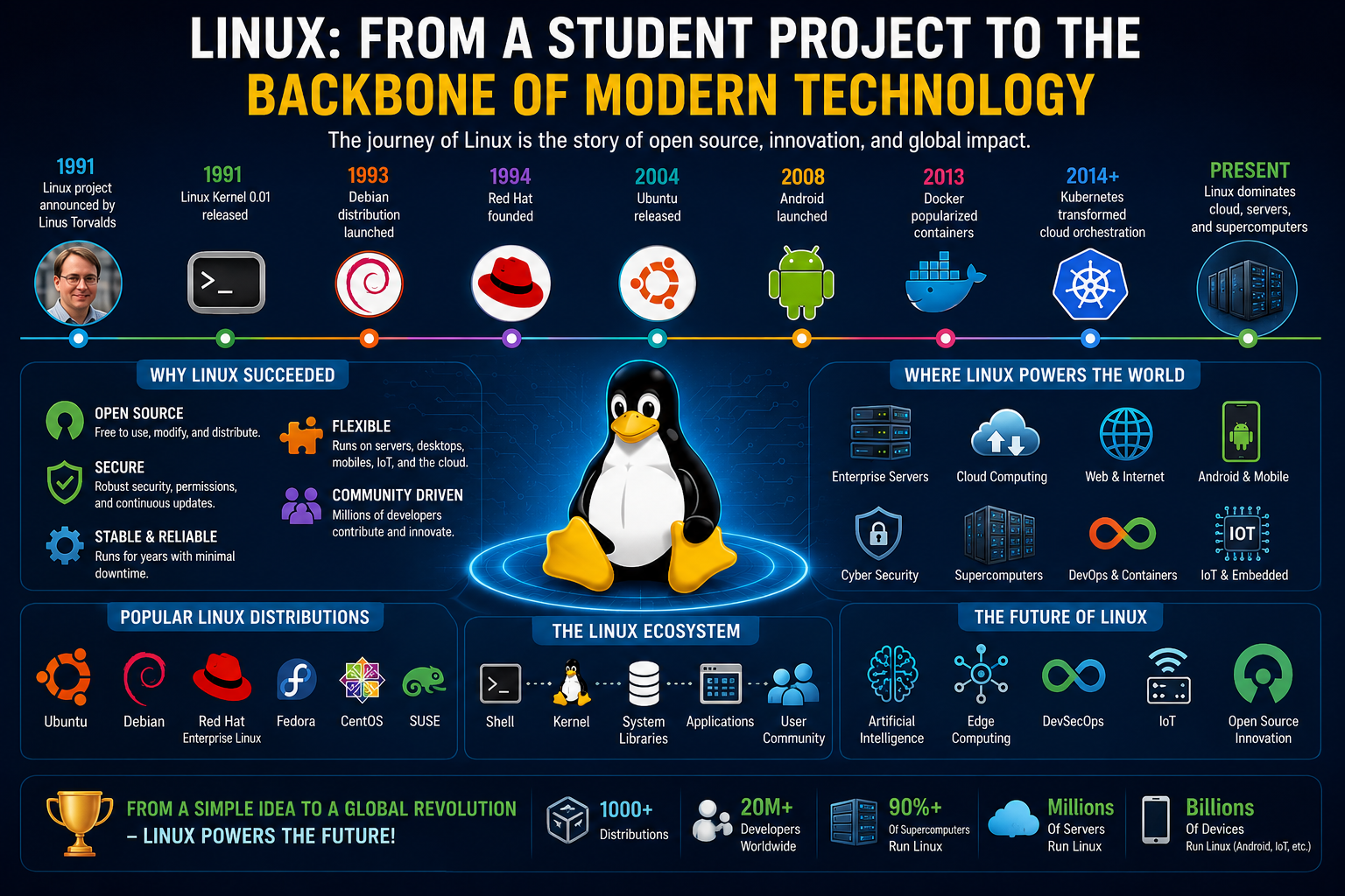 History and Evolution of Linux | Complete Guide 2026